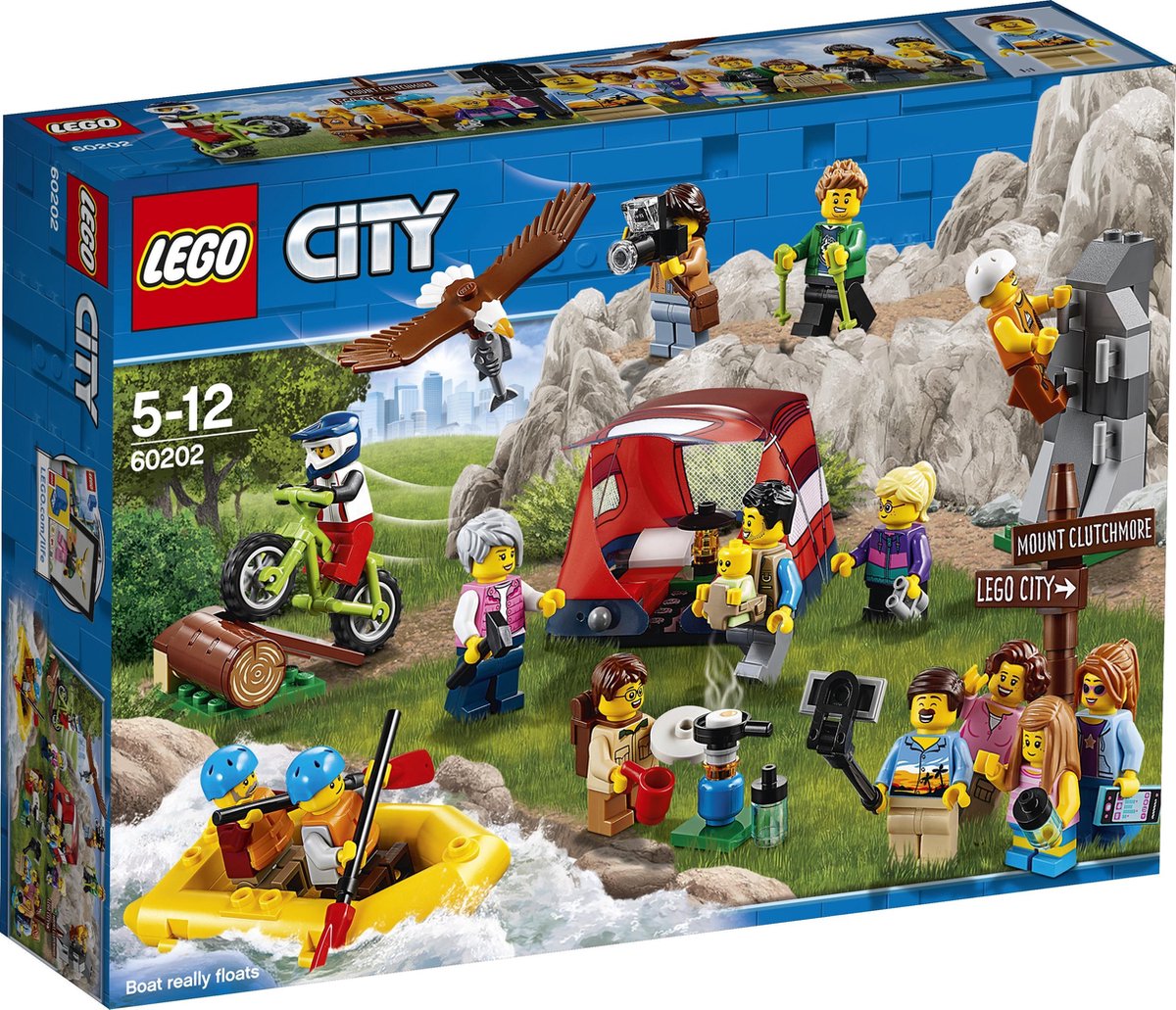 Kreet Indringing Rouwen Vergelijk LEGO City Personenset Buitenavonturen - 60202 | Nu...
