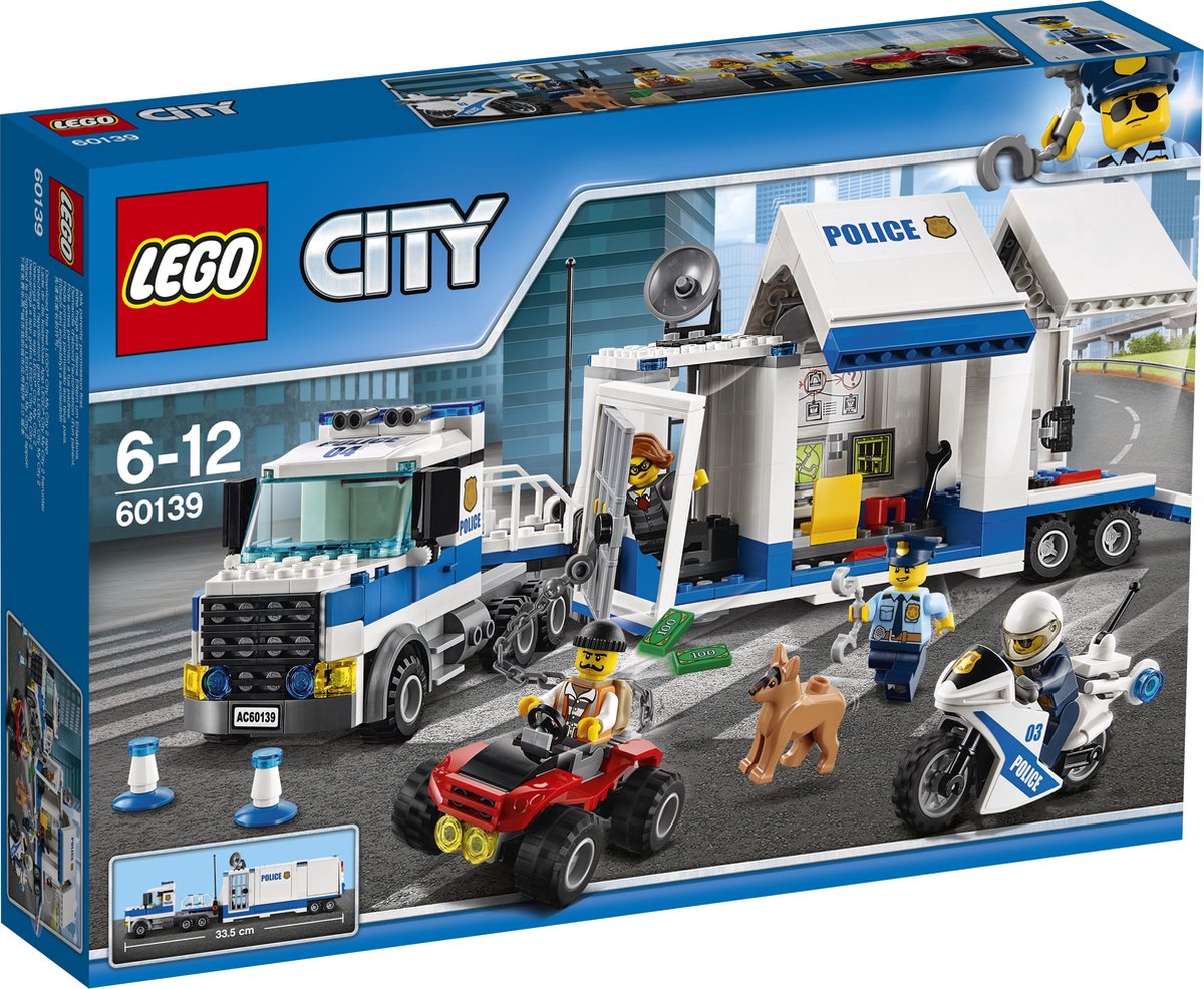 applaus bladzijde Doe het niet Vergelijk LEGO City Politie Mobiele Commandocentrale - 60139 | Nu...