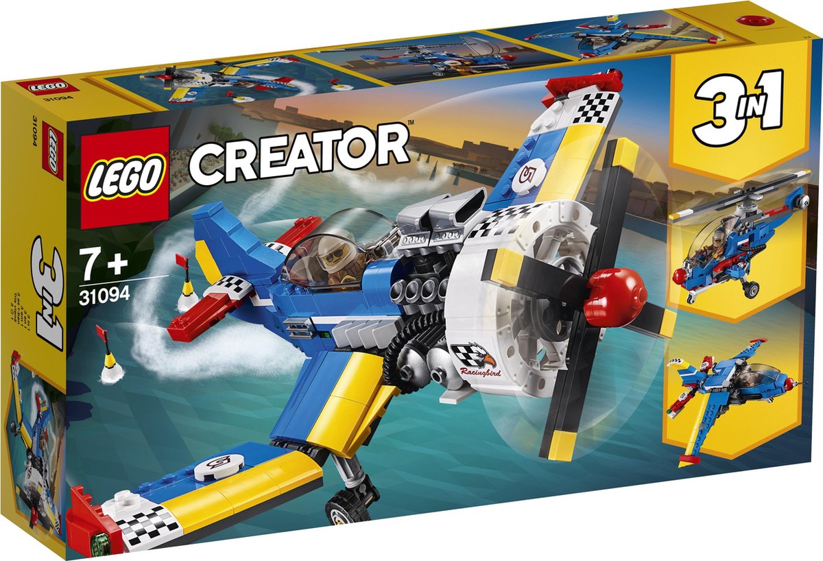 Buskruit wenkbrauw Whirlpool Vergelijk LEGO Creator Racevliegtuig - 31094 | Nu Korting tot wel 0%!