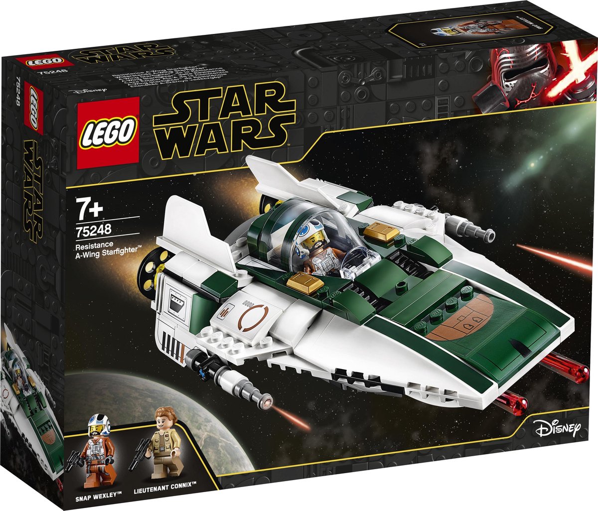 Noord ontploffing Begrafenis Vergelijk LEGO Star Wars Resistance A-Wing Starfighter - 75248 |...