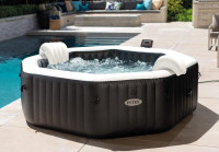 Intex opblaasbare Jacuzzi - Bubble Deluxe - Voordeelpakket - Spa Jet - 6 personen - 218x218x71cm