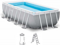 Intex Prism Frame Pool - Zwembad 400 x 200 x 100cm - met pomp en accessoires