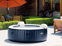 Intex PureSpa opblaasbare Navy Bubbel Spa - Opblaasbare Jacuzzi - Met verlichting